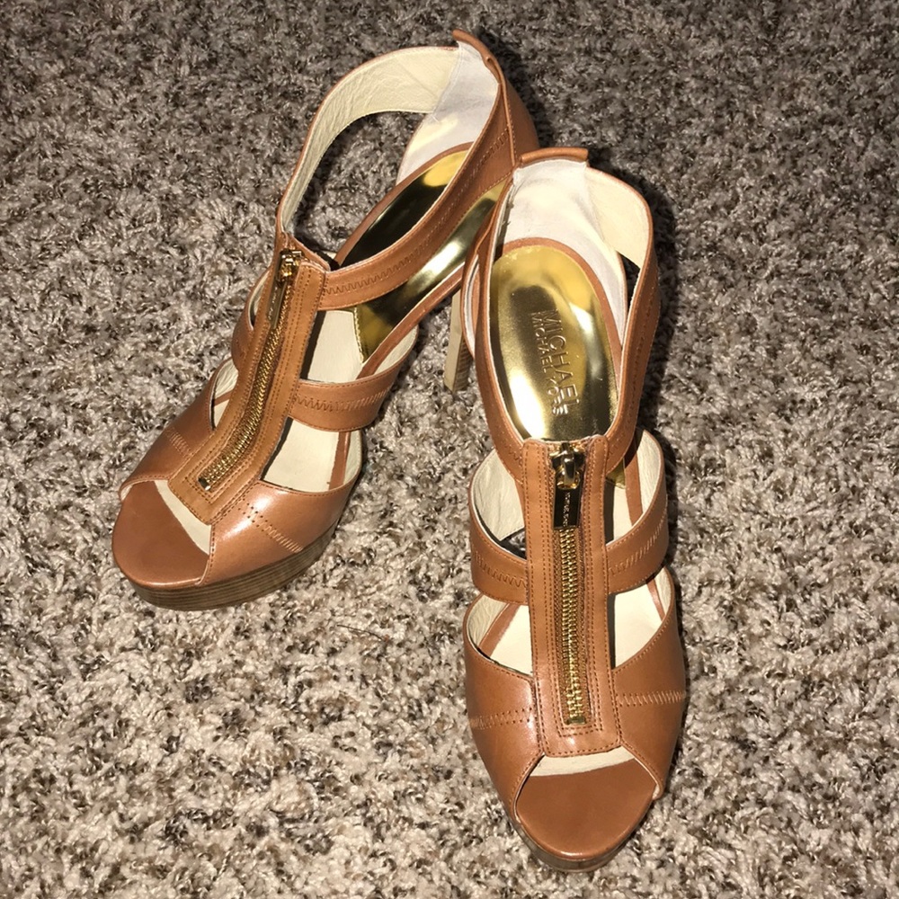 Brown Michael Kors heels